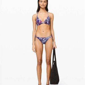 Lululemon Sun Soaker Low Rise Cheeky Floral Bikini Bottom